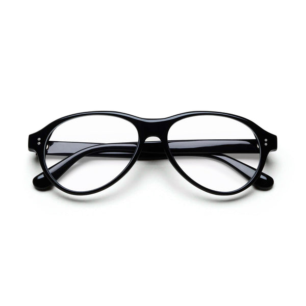 Tome Optical / Black Acetate & Clear Lens - Shade Files